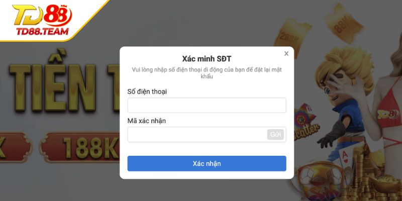 Hướng dẫn đăng nhập TD88 khi quên mật khẩu