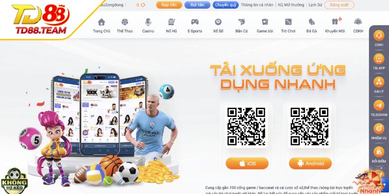 Hướng dẫn lấy link tải app TD88 chi tiết