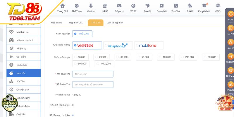 3 bước gửi tiền thành công với thẻ cào di động