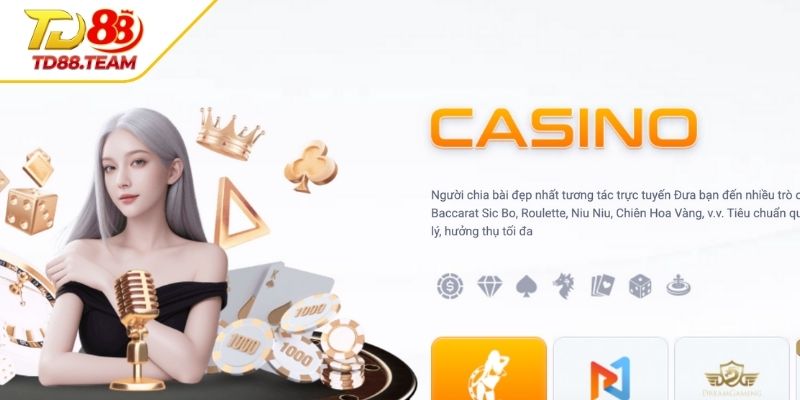 Thông tin chung về chuyên mục casino TD88 hấp dẫn