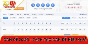 Bật Mí Cách Tạo Dàn Đề 20 Số Dễ Trúng Nhất Hiện Nay